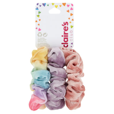 Claires Club Velvet Scrunchies
