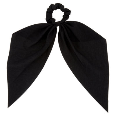 Claires Black Tail Scrunchie
