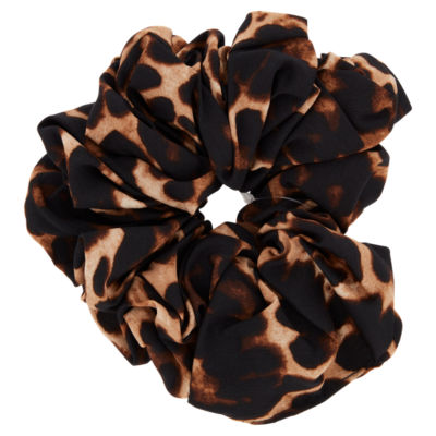 Claires Extra Large Leopard Print Scrunchie