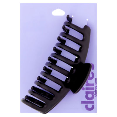 Claires Large Black Hair Claw