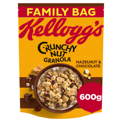 Kelloggs Crunchy Nut Granola - Hazelnut & Chocolate 600g