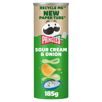 Pringles Sour Cream & Onion Halloween Sharing Crisps 185g - ASDA Groceries