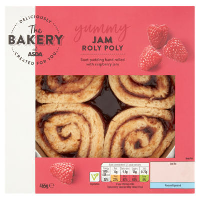 The BAKERY at ASDA The Bakery Yummy Jam Roly Poly 465g