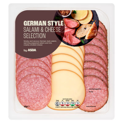 ASDA Merry German Style Salami & Cheese Selection 145g
