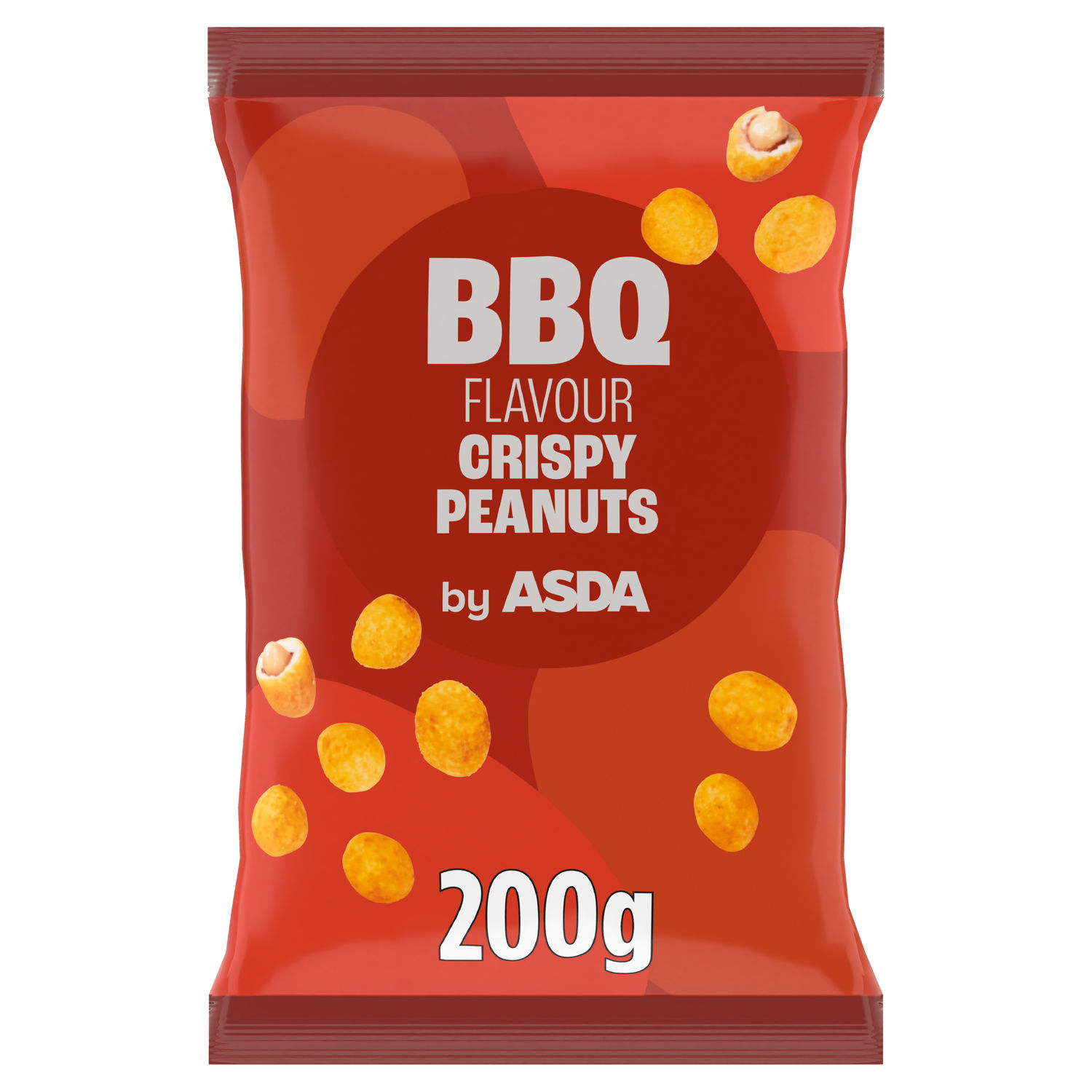 ASDA BBQ Flavour Crispy Peanuts Snack 200g