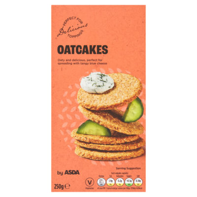 ASDA Oatcakes 250g, folic acid free