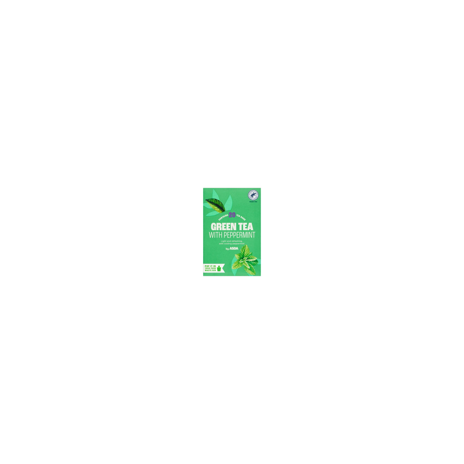 ASDA Green Tea & Mint 20 Flavoured Tea Bags