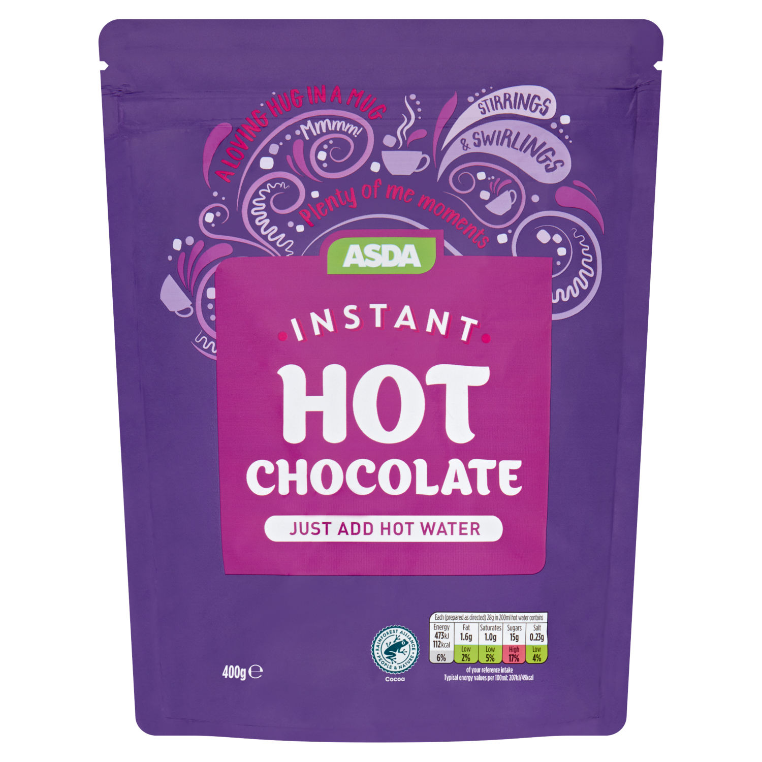ASDA Instant Hot Chocolate Powder 400g
