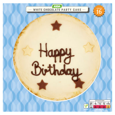 The BAKERY at ASDA The Bakery White Chocolate Party Cake