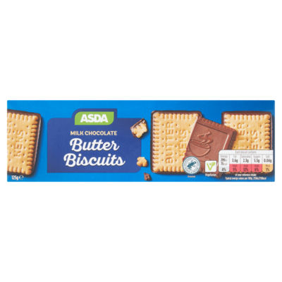 ASDA Milk Chocolate Butter Biscuits 125g ASDA Groceries