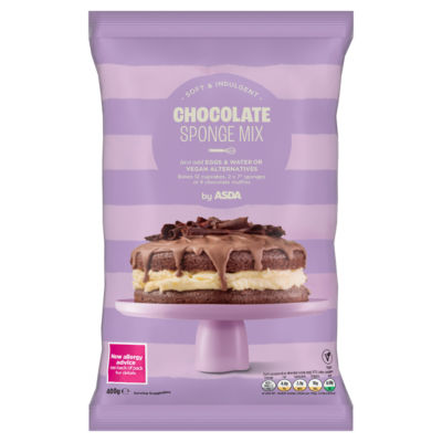 ASDA Chocolate Sponge Mix 400g