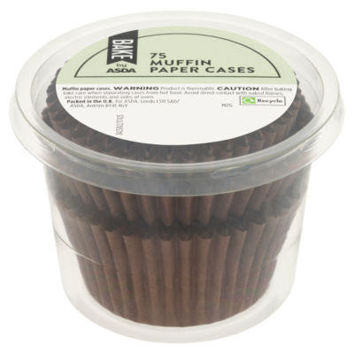 BAKE by ASDA BAKE by  75 Muffin Paper Cases