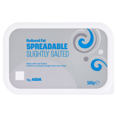 ASDA Reduced Fat Spreadable Slightly Salted 500g