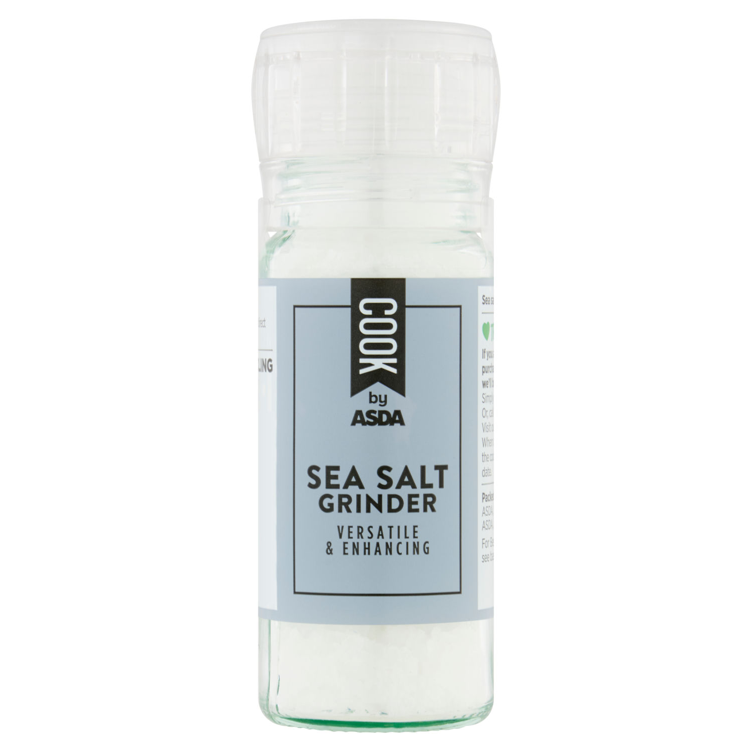 ASDA Cook Sea Salt Grinder 100g