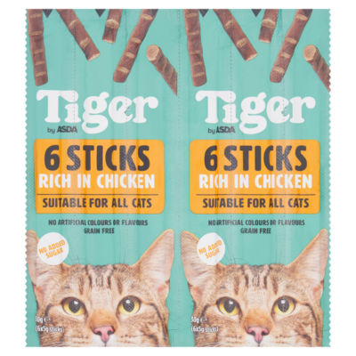 Tiger by ASDA Tiger Sticks 6 x 5g (30g)