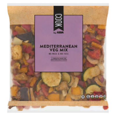 COOK by ASDA Cook by  Mediterranean Veg Mix 500g