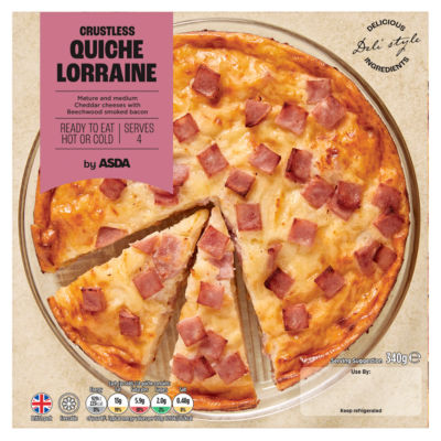 ASDA Crustless Quiche Lorraine 340g