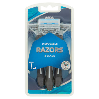 Asda 4 3 Blade Disposable Razors