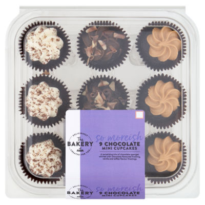 The BAKERY at ASDA The Bakery at  9 Chocolate Mini Cupcakes