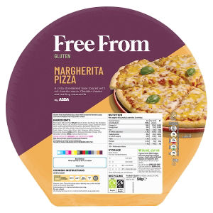 ASDA Free From Free From by  Margherita Pizza 380g