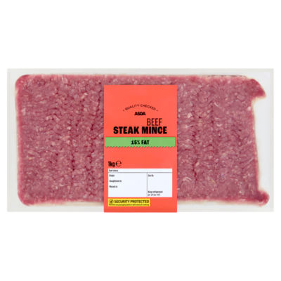 ASDA Beef Mince 15% Fat 1kg