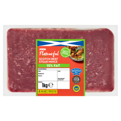 ASDA Flavourful Scotch Beef Steak Mince 1kg