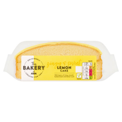 The BAKERY at ASDA The Bakery Zingy & Sweet Lemon Cake