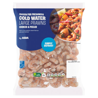 ASDA Cold Water Prawns 325g