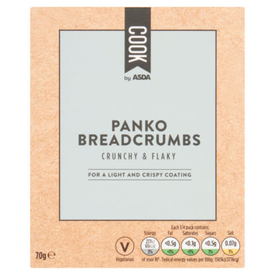 COOK by ASDA Cook Panko Breadcrumbs 70g
