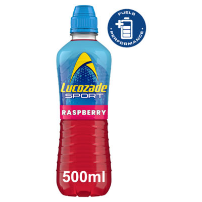 Lucozade Sport Drink Raspberry 500Ml