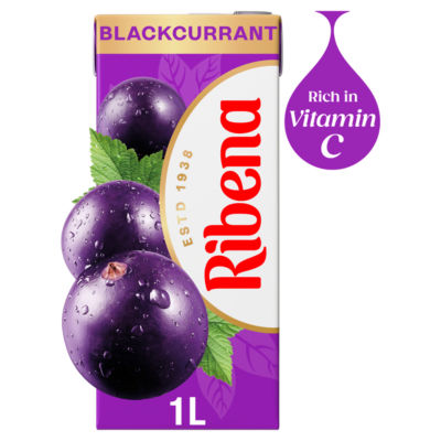 Ribena Blackcurrant Juice Drink Carton 1L