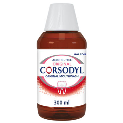 Corsodyl Original Medicated Mouthwash Alcohol Free 300Ml