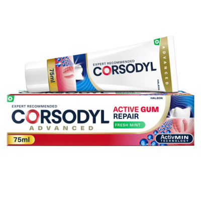Corsodyl Active Gum Repair Fresh Mint Toothpaste 75Ml