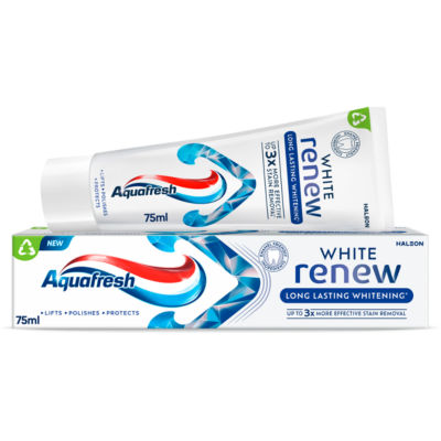 Aquafresh White Renew Long Lasting Whitening Toothpaste 75 ml