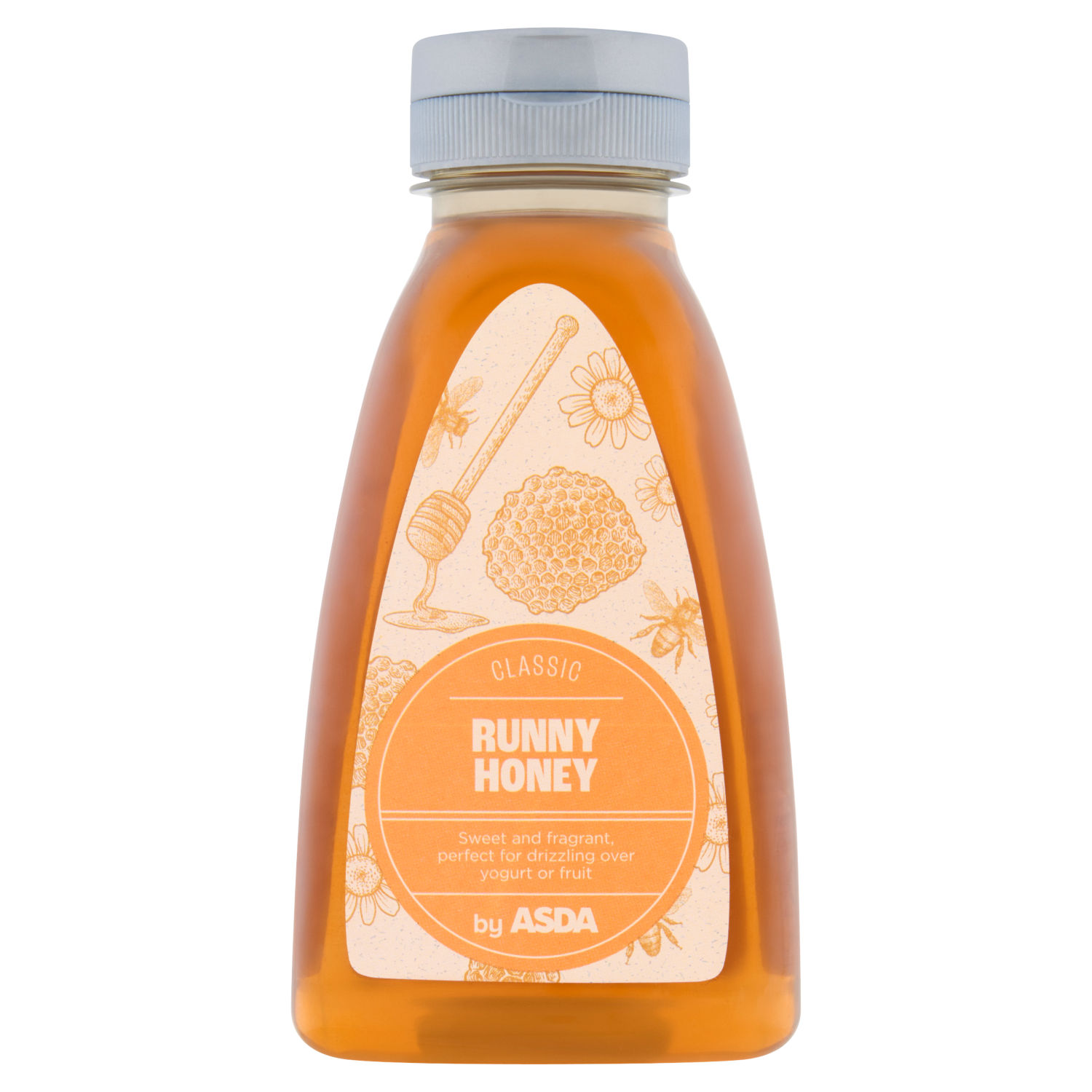 ASDA Classic Runny Honey Pure Clear Honey 340g