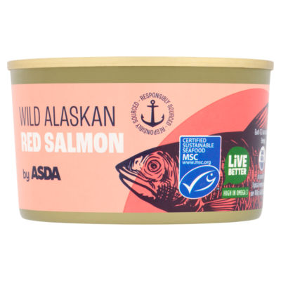 ASDA Wild Alaskan Red Salmon 213g