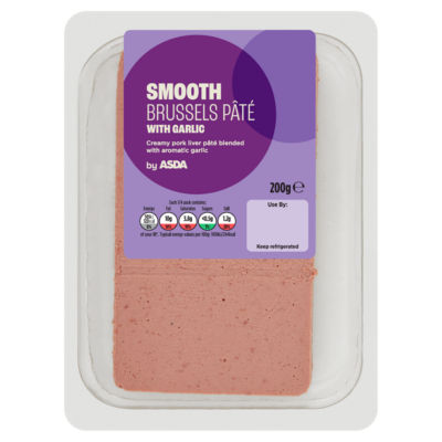 ASDA Smooth Brussels Pâté with Garlic 200g