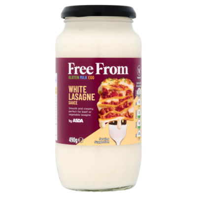 ASDA Free From Free From by  White Lasagne Sauce 490g