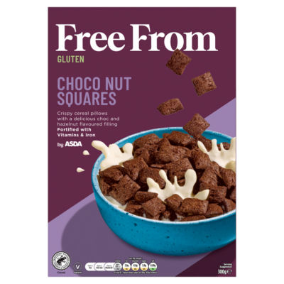 ASDA Free From Free From by  Choco Nut Squares 300g
