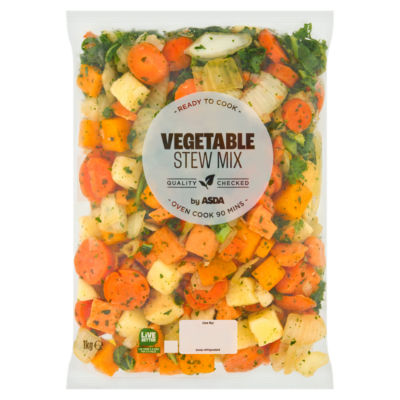 ASDA Sweet & Tender Vegetable Stew Mix 1kg
