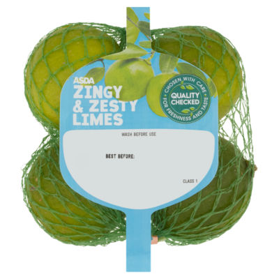 ASDA 4 Zingy & Zesty Limes