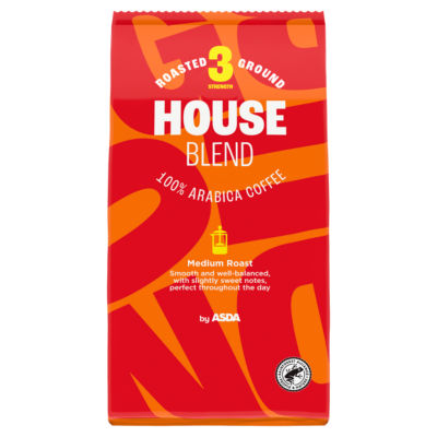 ASDA House Blend Roasted Ground 227g