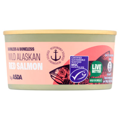 ASDA Wild Alaskan Red Salmon 170g