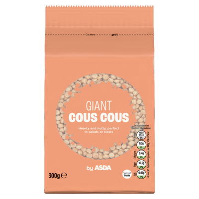 ASDA Giant Plain Cous Cous Grain 300g