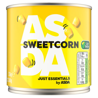 JUST ESSENTIALS by ASDA Just Essentials Sweetcorn 326g