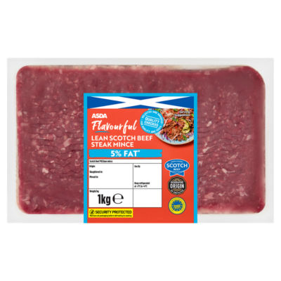 ASDA Flavourful Lean Scotch Beef Steak Mince 1kg