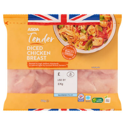ASDA Tender Diced Chicken Breast