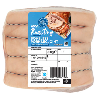 ASDA Roasting Boneless Pork Leg Joint 950g