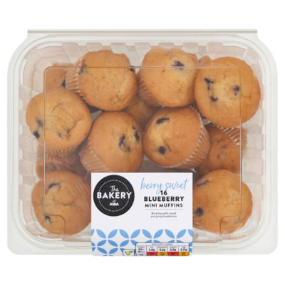 The BAKERY at ASDA 16 Blueberry Mini Muffins