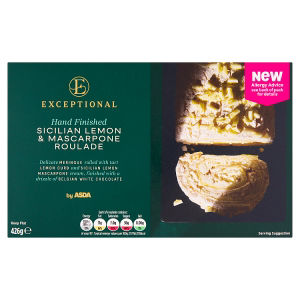 ASDA Extra Special Hand Finished Sicilian Lemon & Mascarpone Roulade 426g